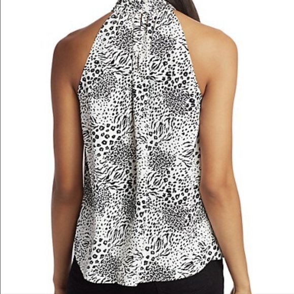 JOIE Erola Animal Print Halter Top - Picture 11 of 16